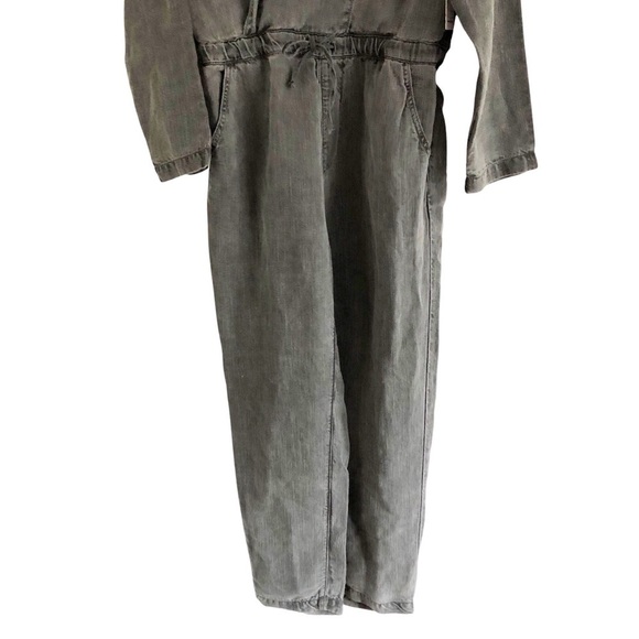 Free People NSF Women's Gray Jumpsuit Alana Tie Waist Medium - Picture 11 of 11